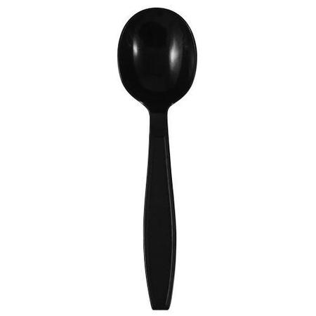 Karat Black Disposable Soup Spoons, PK1000 U2032